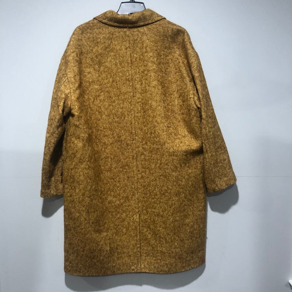 NEW Madewell Averdon Bouclé Coat in Mustard size XL $298 - Picture 7 of 8